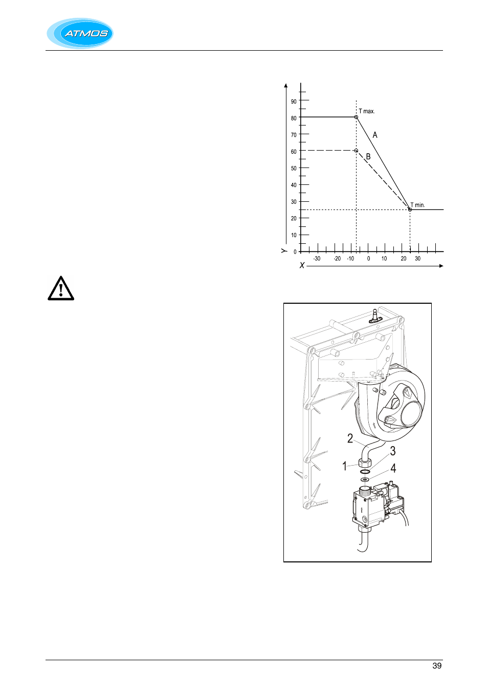 Weather-dependent control, Conversion to other gas type, Conversion of the gas setting ring | Gas-air control | Atmos Energy HE26 User Manual | Page 39 / 56