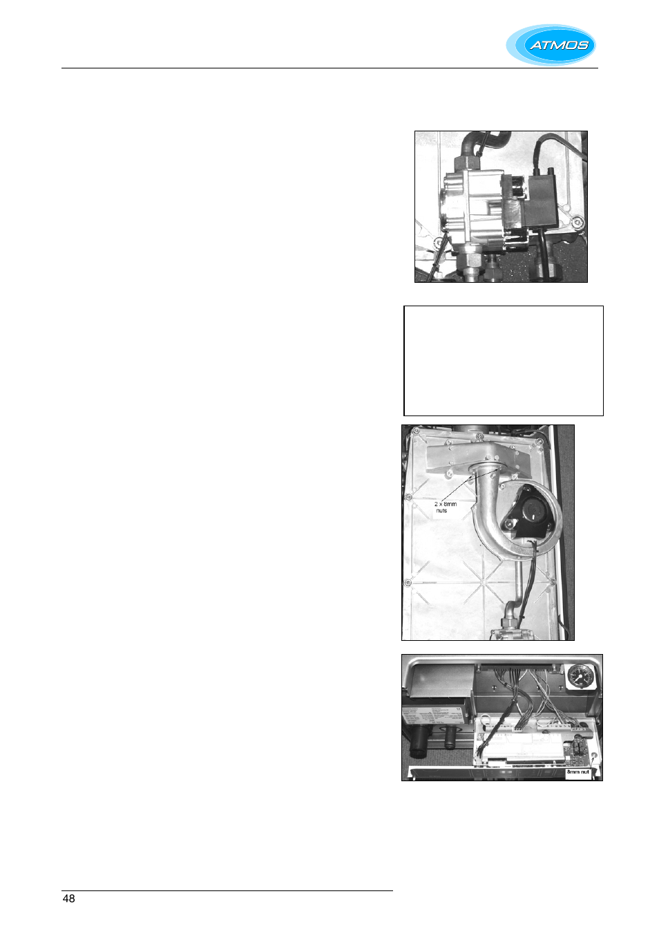 Component replacement, Preparation, Gas valve/ ignition block | Controller | Atmos Energy HE26 User Manual | Page 48 / 56