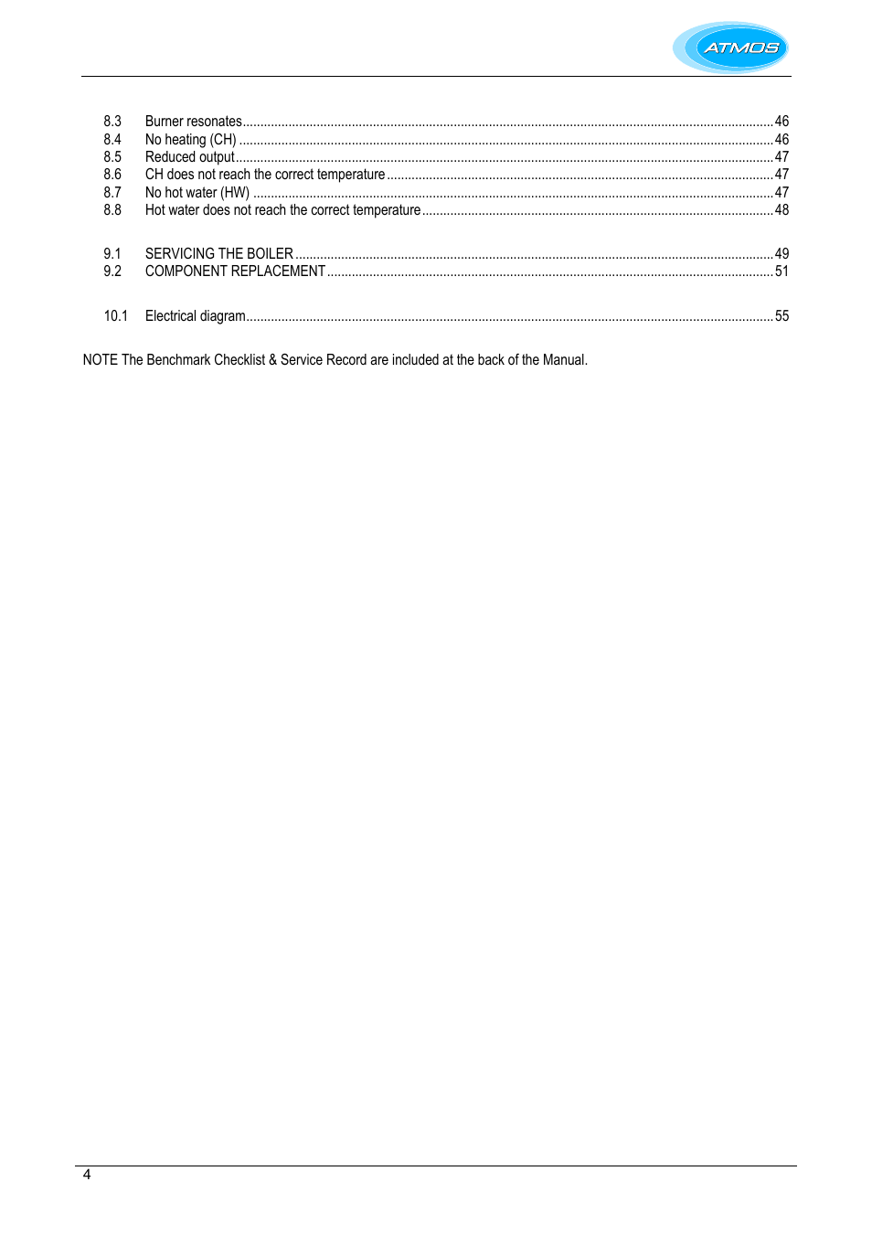 Atmos Energy INTERCOMBI HE32 User Manual | Page 4 / 60