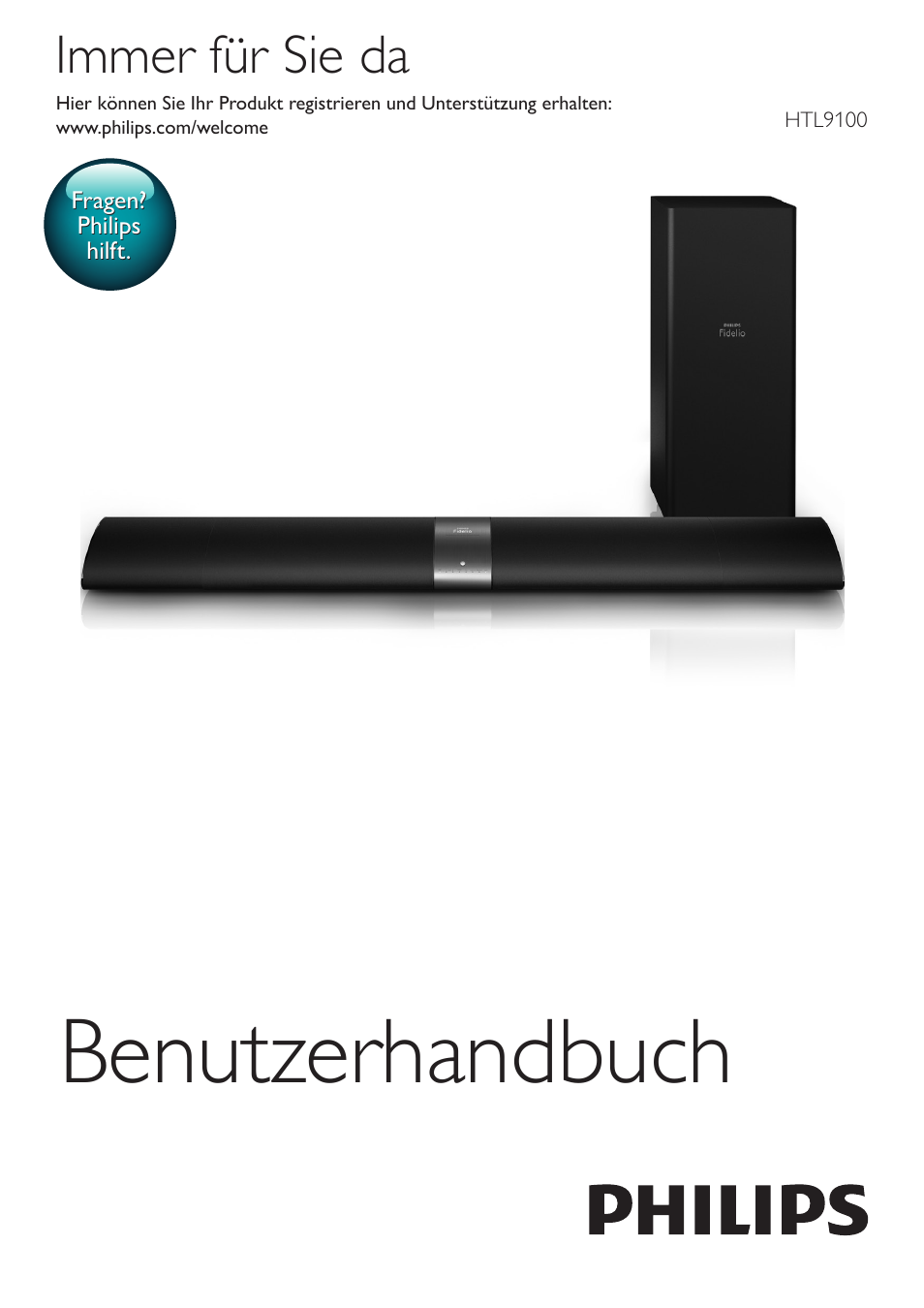Philips Fidelio Kabellose SoundBar mit Surround Sound on Demand User Manual | 23 pages