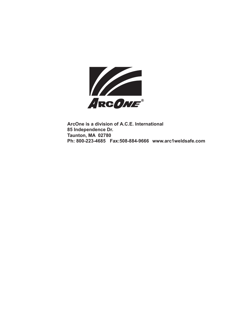 ArcOne Inverter Power Sources User Manual | Page 24 / 24