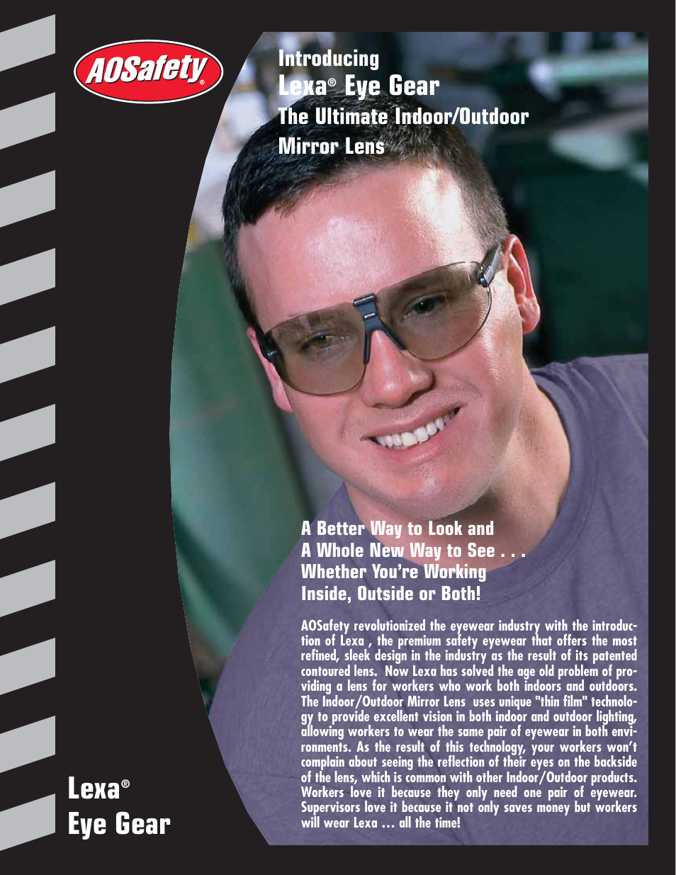 AOSafety Eye Gear Lexa User Manual | 2 pages