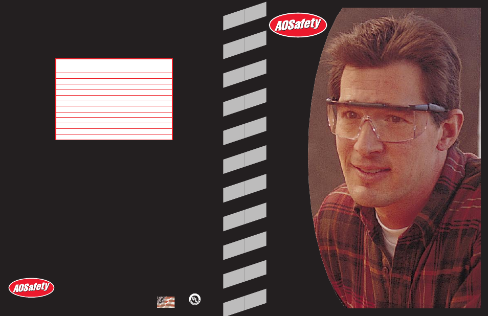 AOSafety Nassau Rave CSA Z94.3-92 User Manual | 2 pages