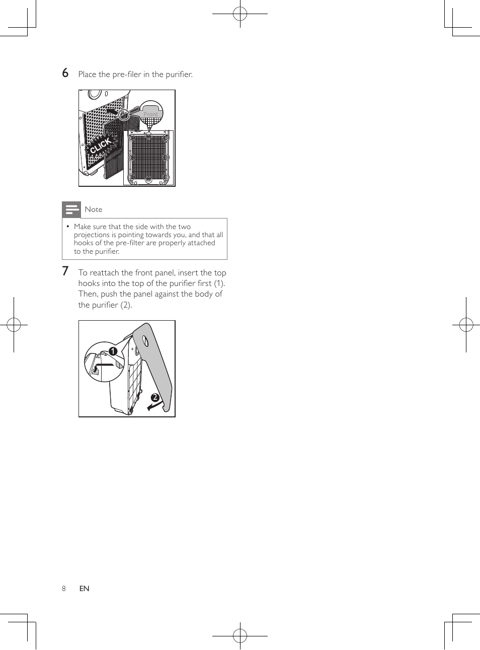 Philips Luftreiniger User Manual | Page 8 / 100