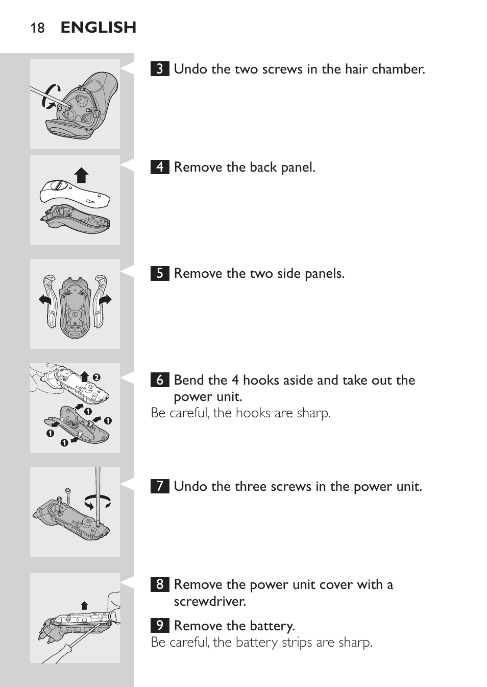 Philips SHAVER Series 3000 Elektrorasierer User Manual | Page 16 / 124