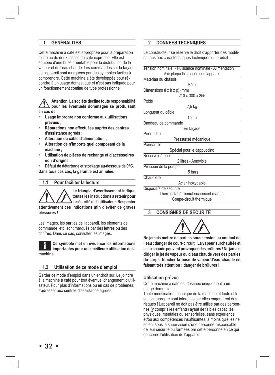 Philips Saeco Aroma Siebträger-Espressomaschine User Manual | Page 32 / 72