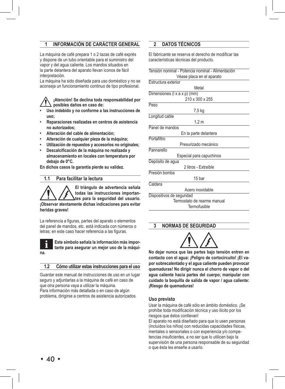 Philips Saeco Aroma Siebträger-Espressomaschine User Manual | Page 40 / 72