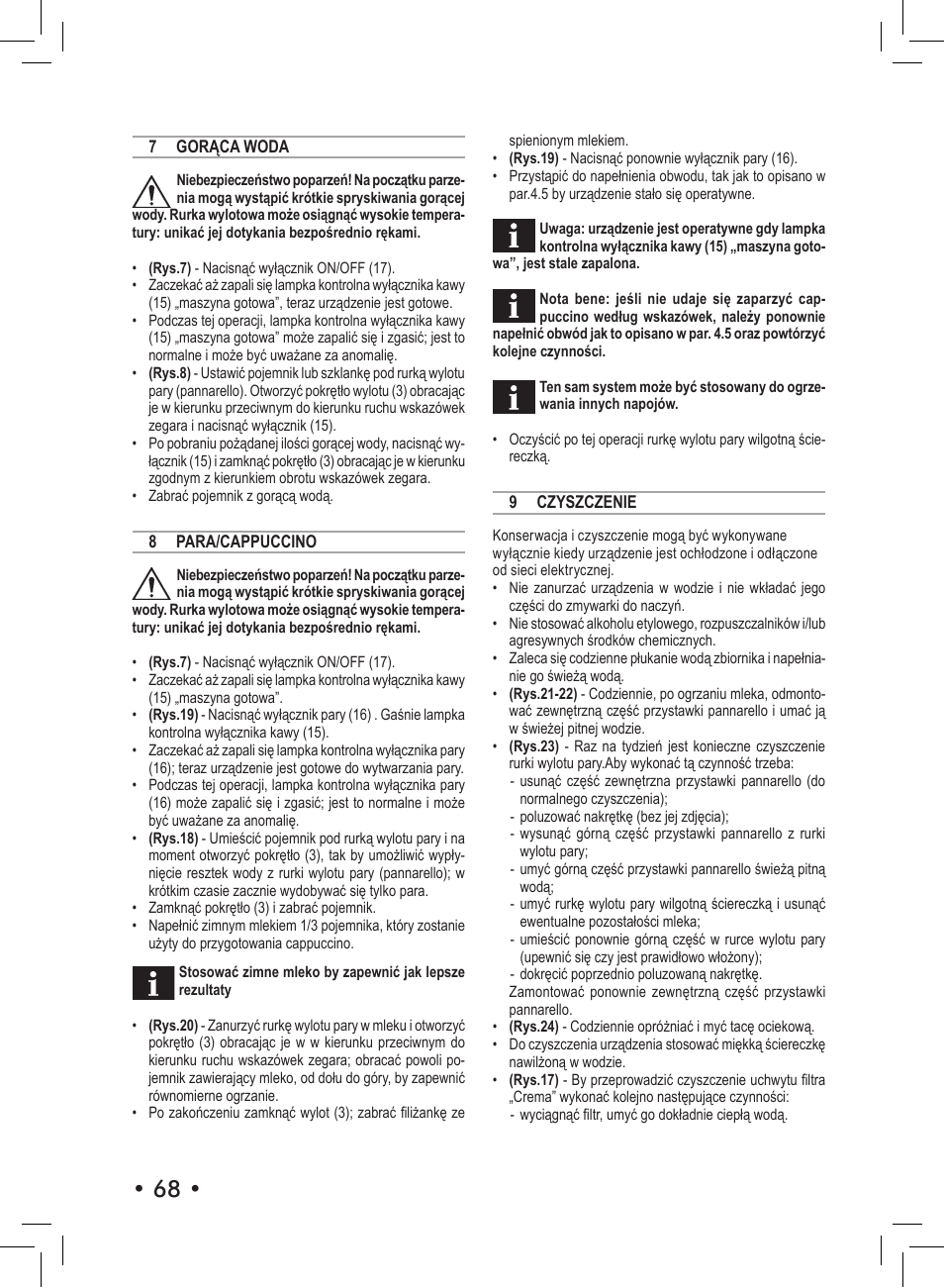 Philips Saeco Aroma Siebträger-Espressomaschine User Manual | Page 68 / 72