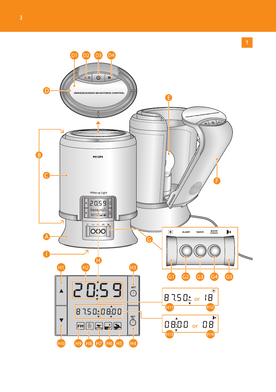 Philips Wake-up Light User Manual | Page 3 / 52