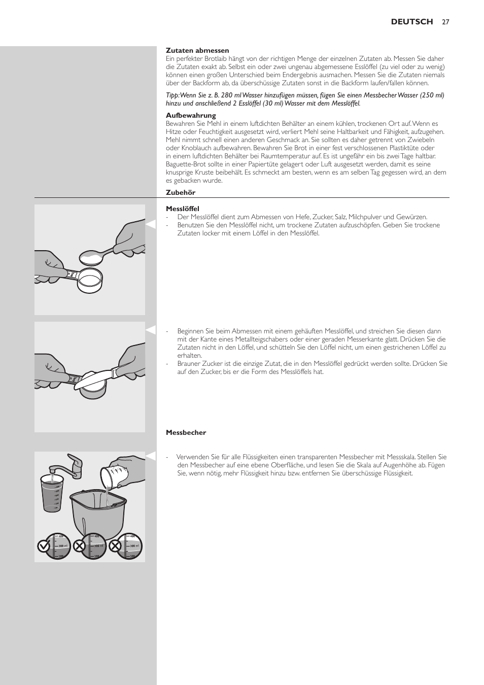 Philips Viva Collection Brotbackautomat User Manual | Page 27 / 120