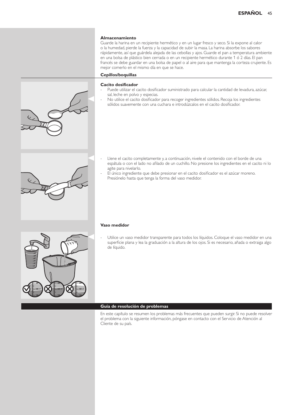 Philips Viva Collection Brotbackautomat User Manual | Page 45 / 120