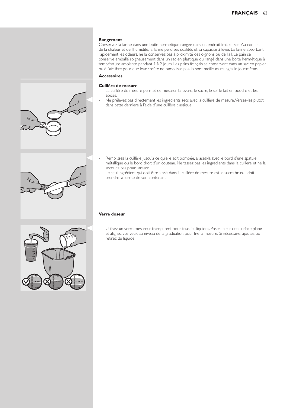 Philips Viva Collection Brotbackautomat User Manual | Page 63 / 120