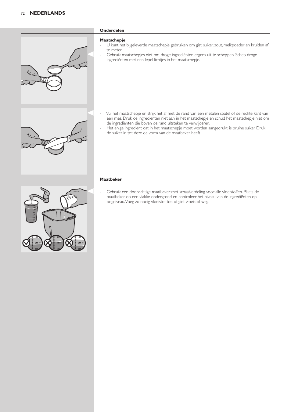 Philips Viva Collection Brotbackautomat User Manual | Page 72 / 120