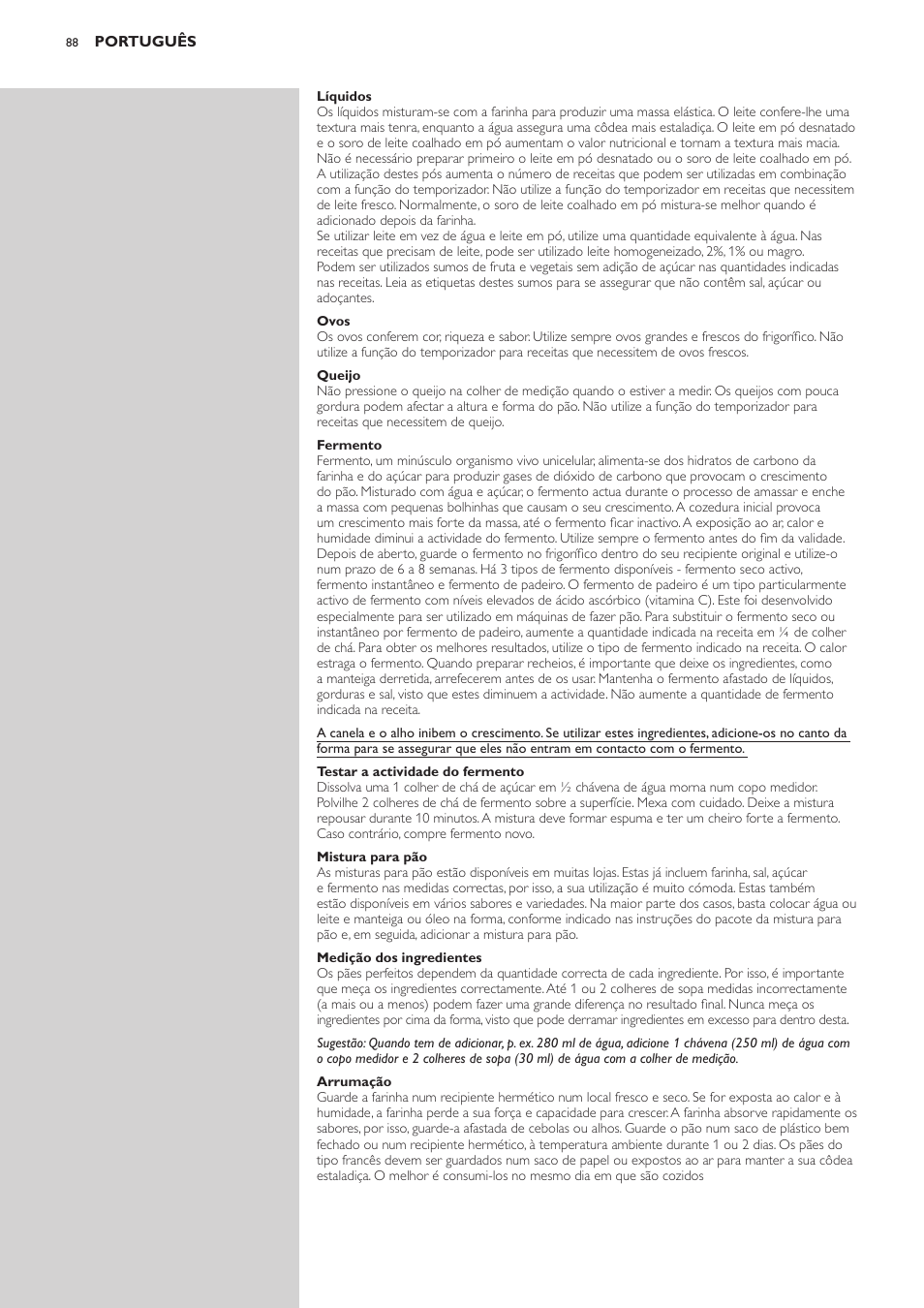 Philips Viva Collection Brotbackautomat User Manual | Page 88 / 120