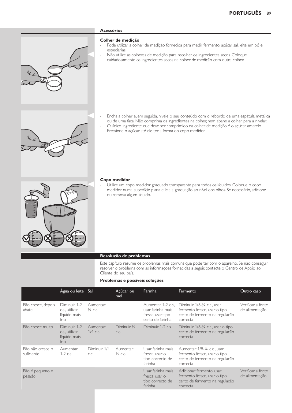 Philips Viva Collection Brotbackautomat User Manual | Page 89 / 120
