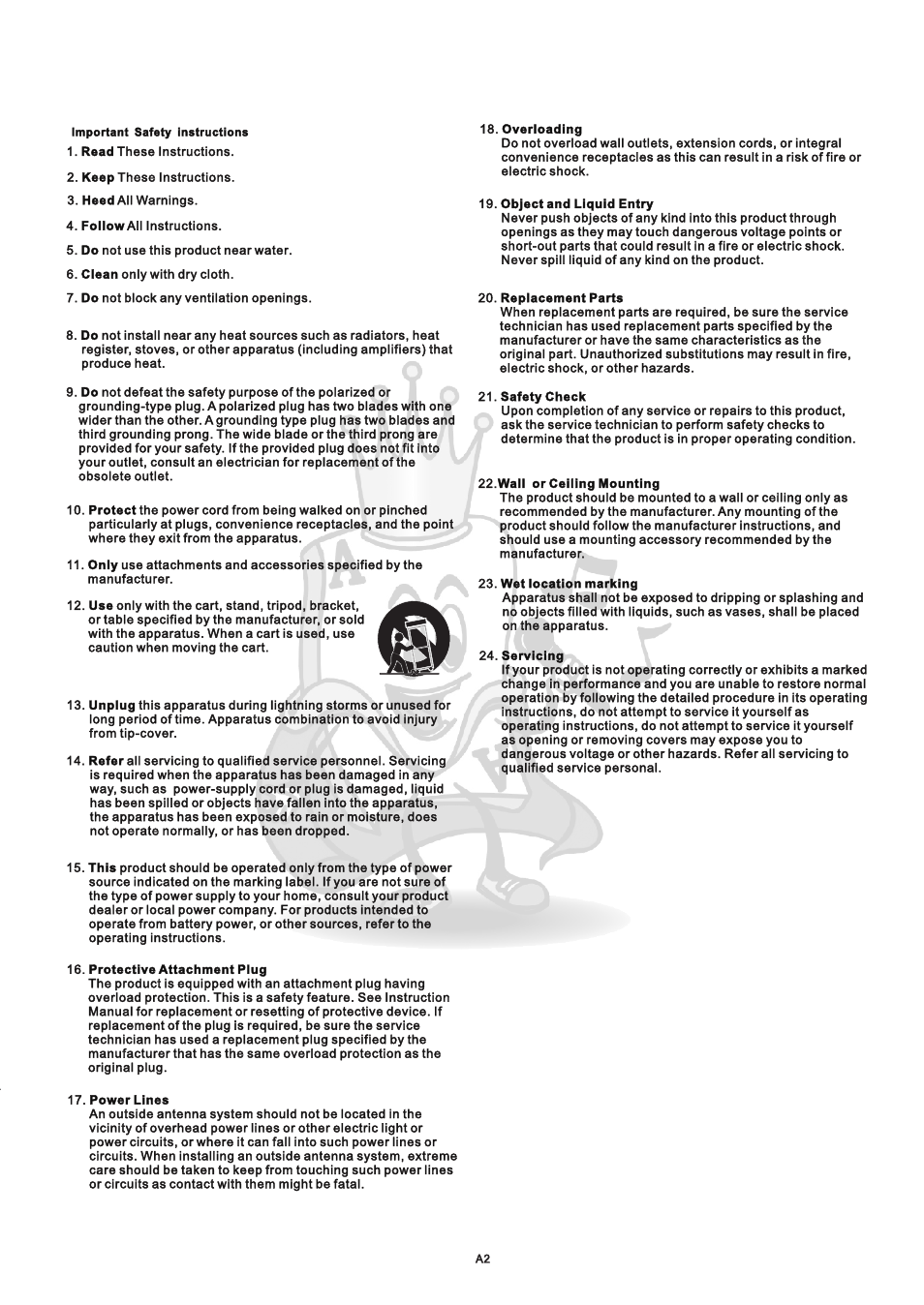 Acesonic AM-898 User Manual | Page 3 / 22