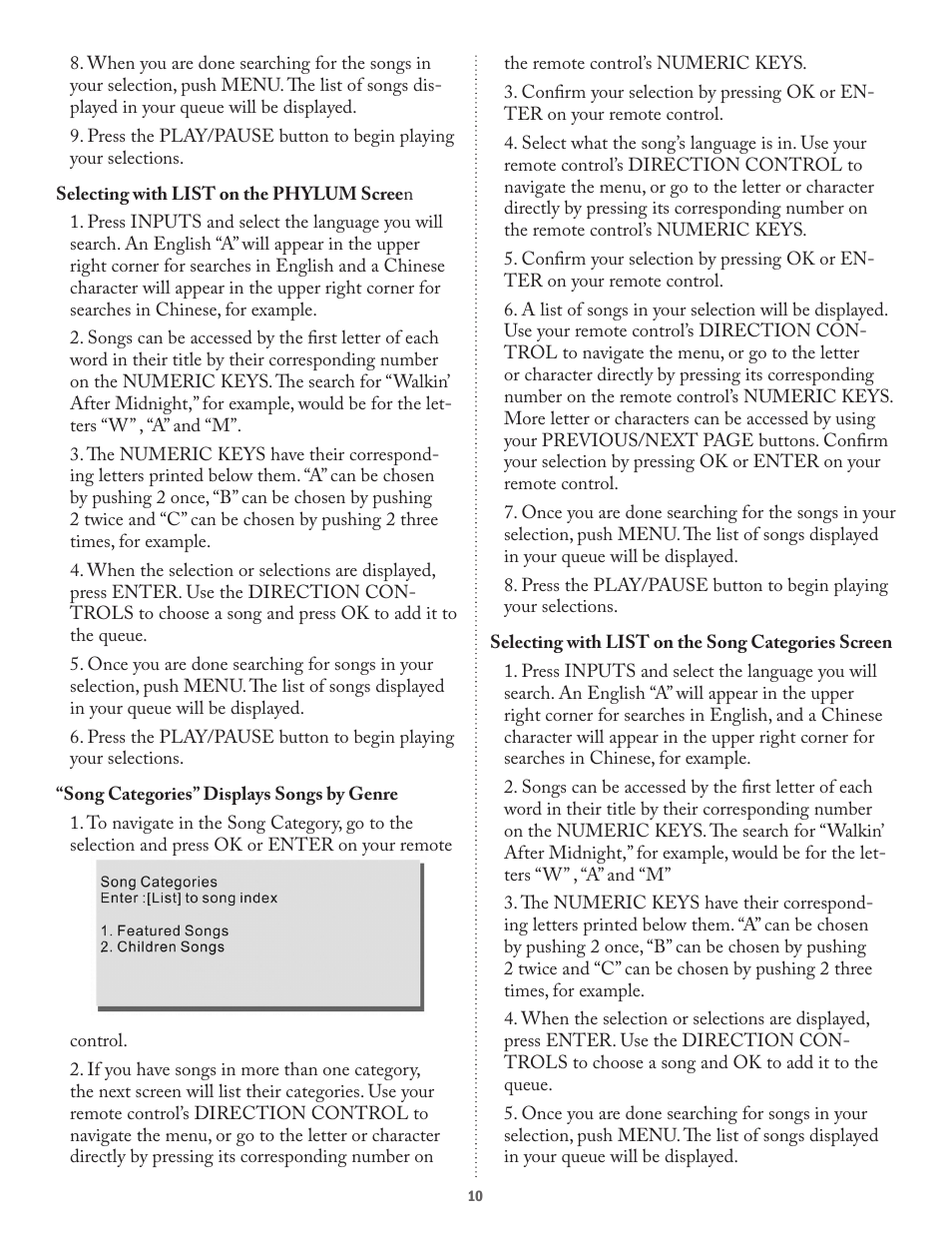 Acesonic KOD-1000 User Manual | Page 10 / 28