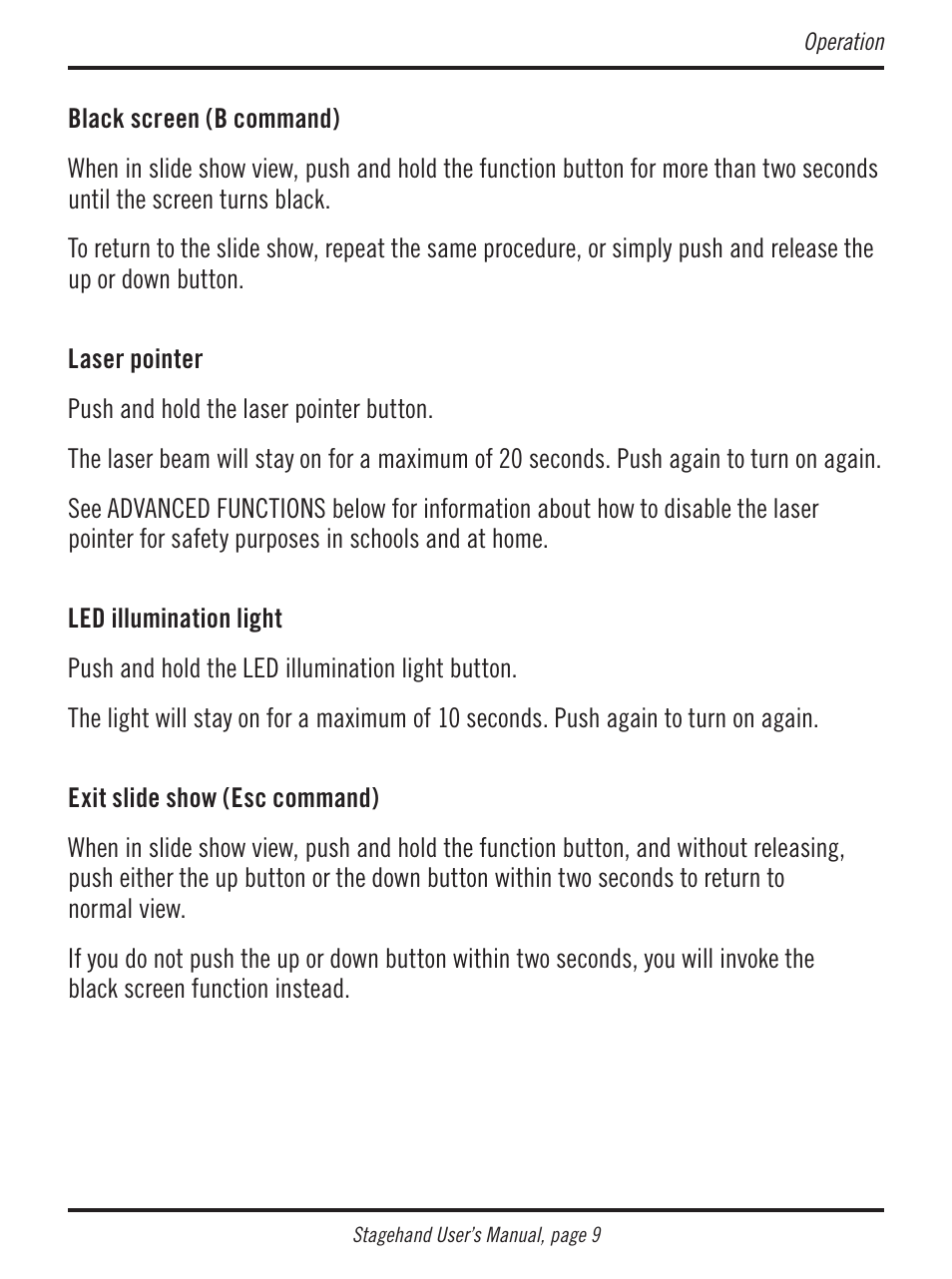 Atek electronic Stagehand RM200 User Manual | Page 10 / 31