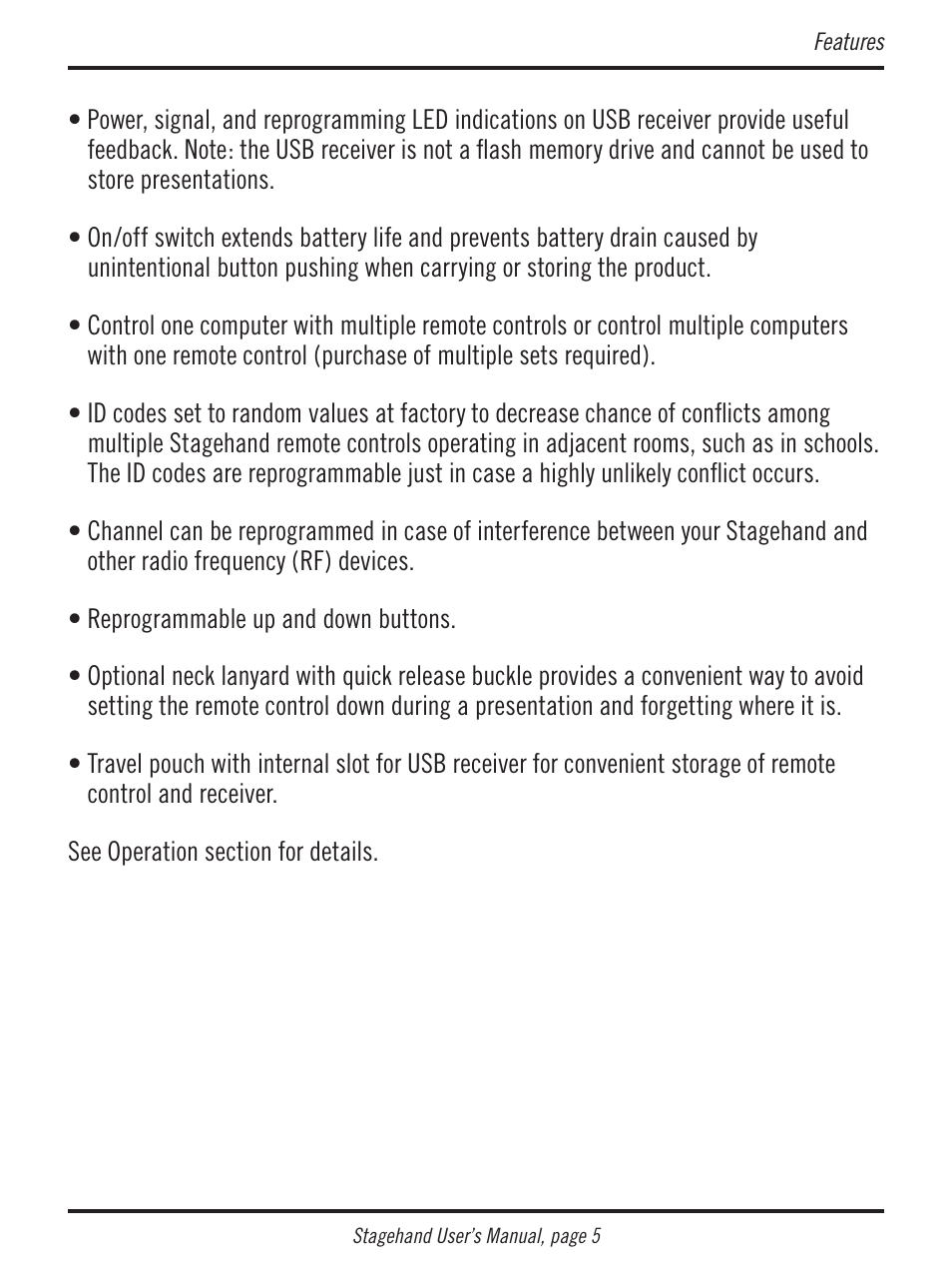 Atek electronic Stagehand RM200 User Manual | Page 6 / 31