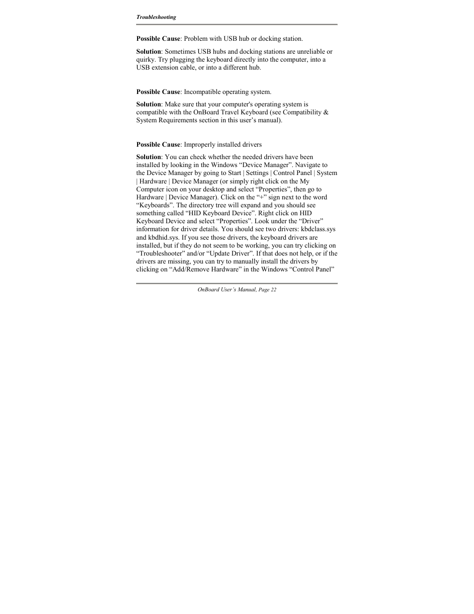 Atek electronic Travel Keyboard OnBoard User Manual | Page 23 / 33