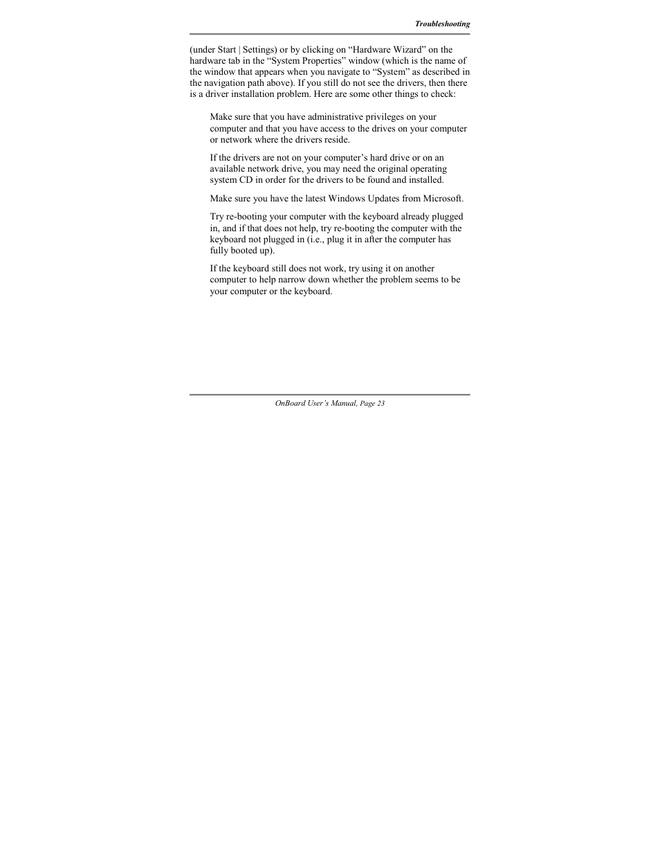 Atek electronic Travel Keyboard OnBoard User Manual | Page 24 / 33