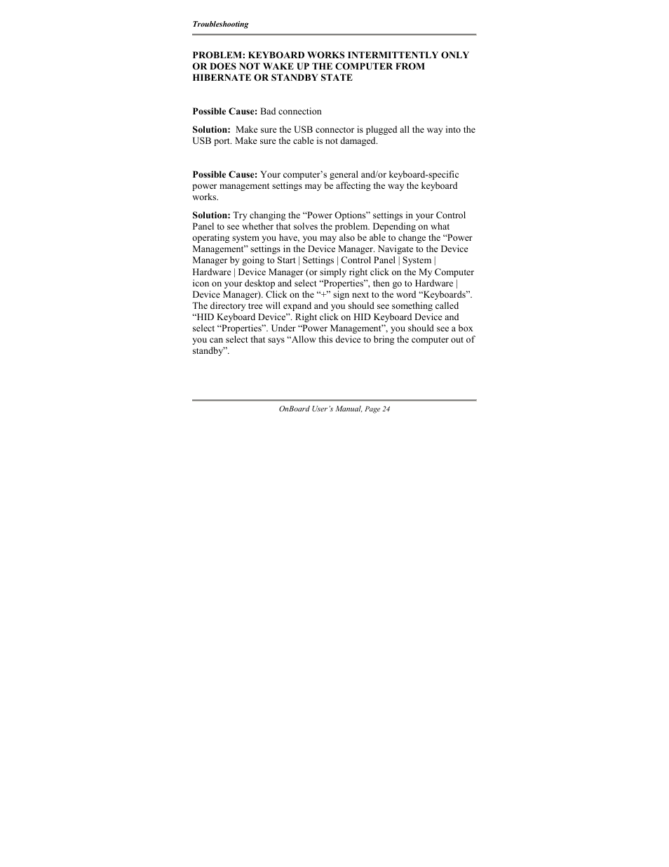 Atek electronic Travel Keyboard OnBoard User Manual | Page 25 / 33