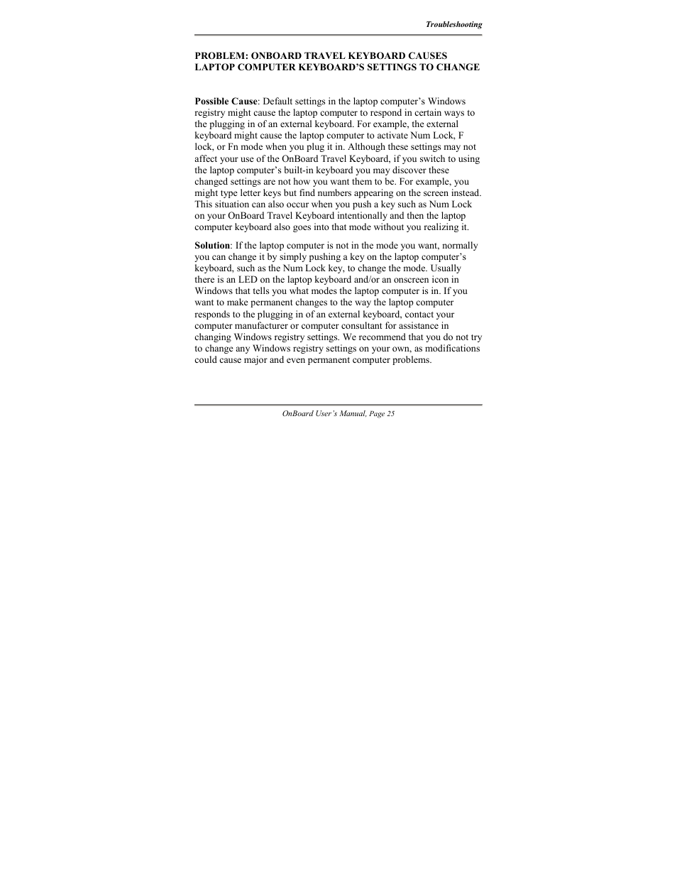 Atek electronic Travel Keyboard OnBoard User Manual | Page 26 / 33