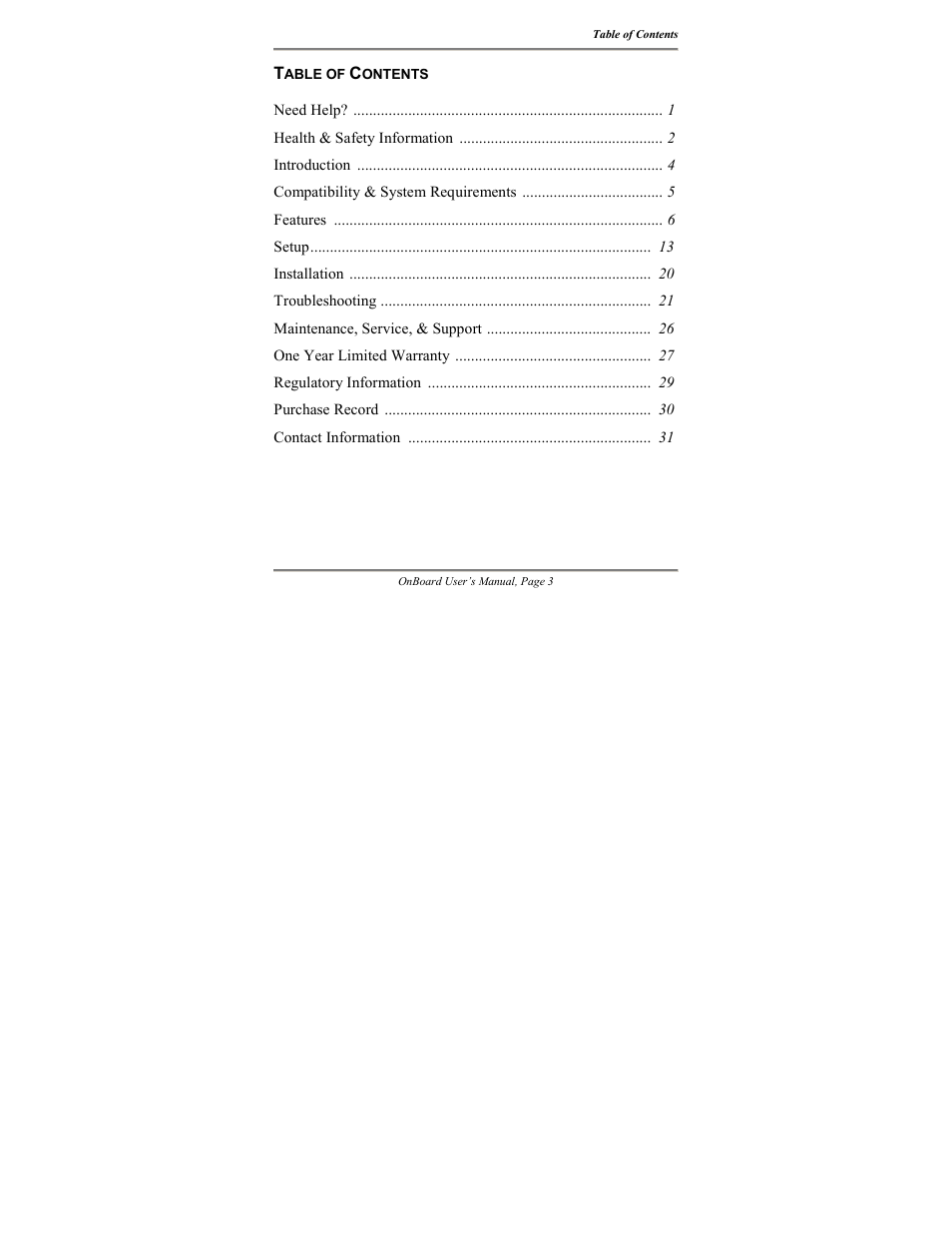 Atek electronic Travel Keyboard OnBoard User Manual | Page 4 / 33