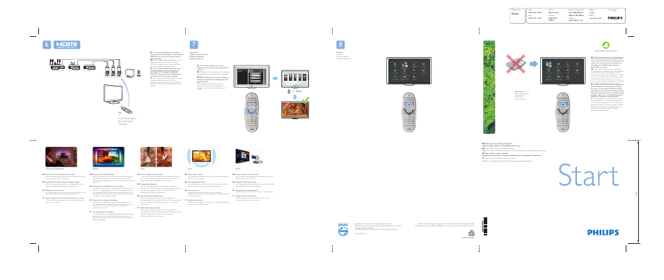 Philips LED-Fernseher User Manual | 2 pages