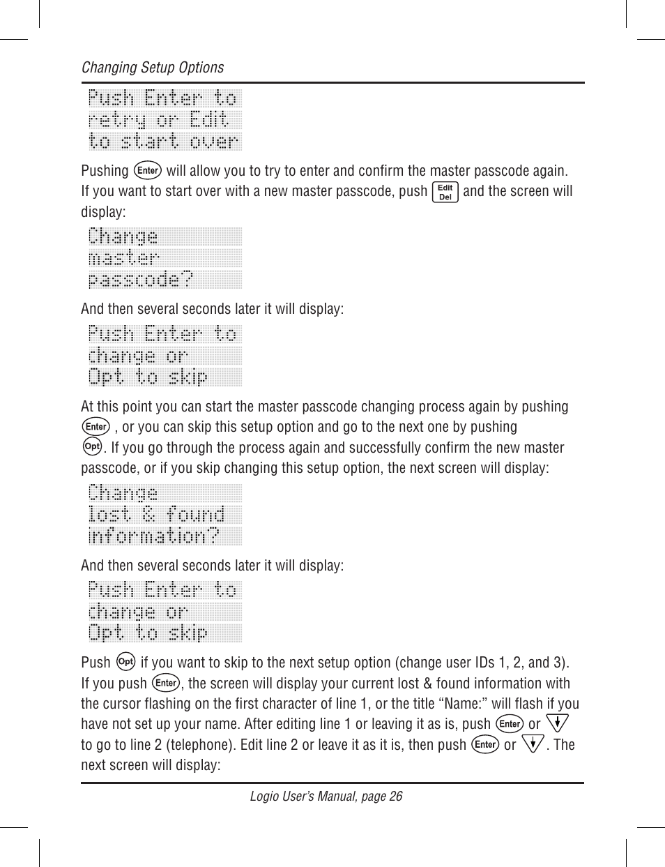 Atek electronic Secure Password Organizer LG10B User Manual | Page 28 / 60