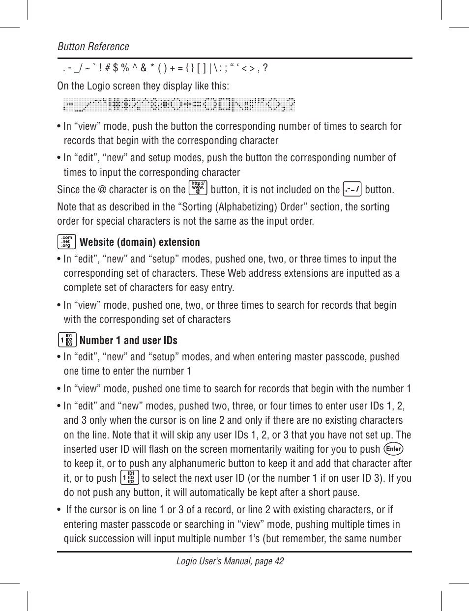 Atek electronic Secure Password Organizer LG10B User Manual | Page 44 / 60