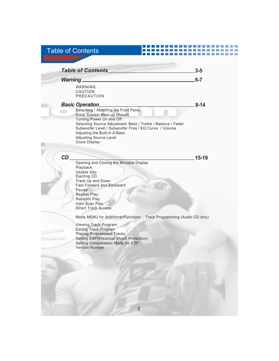AudioBahn MULTIFUNCTIONAL SOURCE UNIT A3351 User Manual | Page 5 / 45