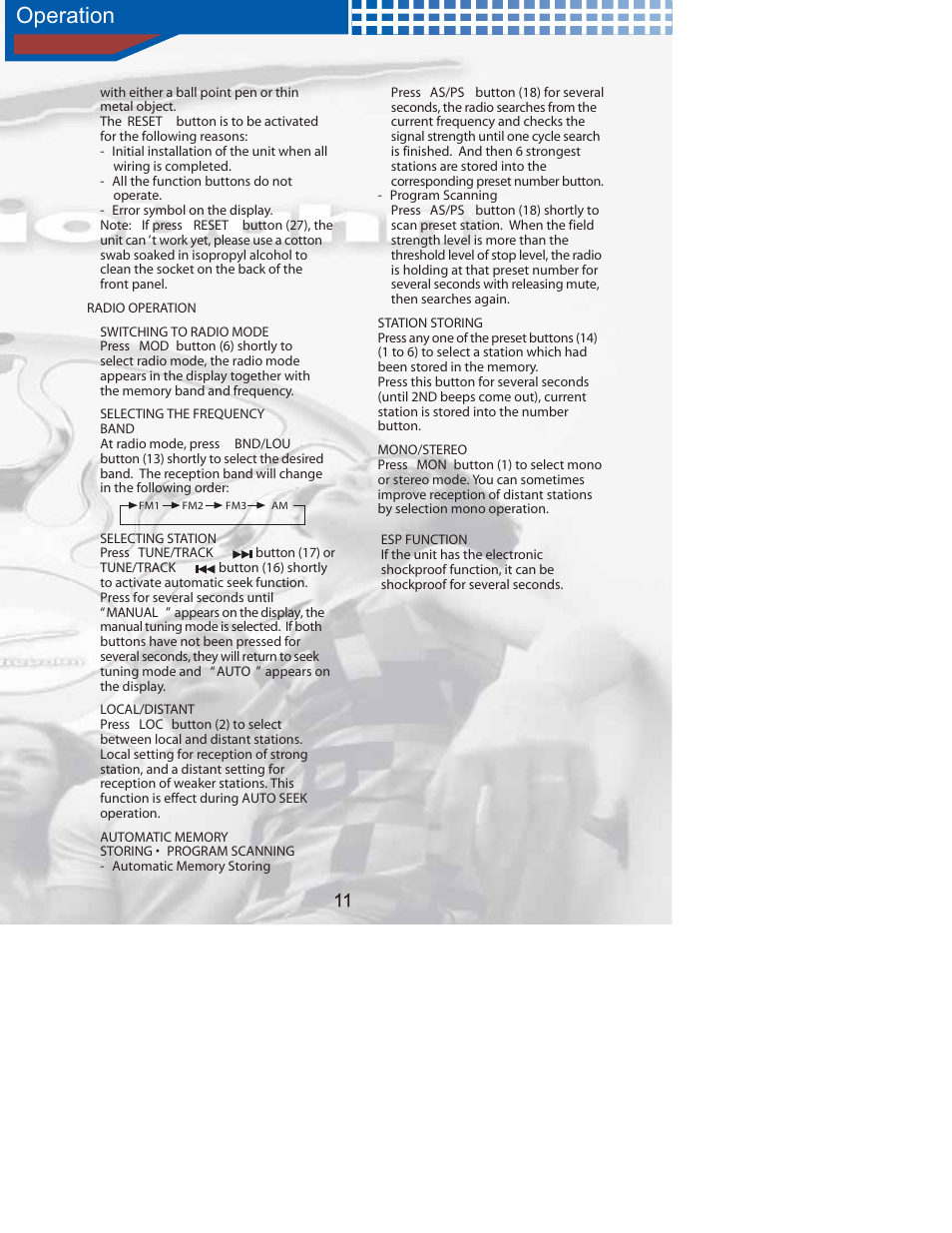 AudioBahn Audiobah XM Ready A1100N User Manual | Page 13 / 24