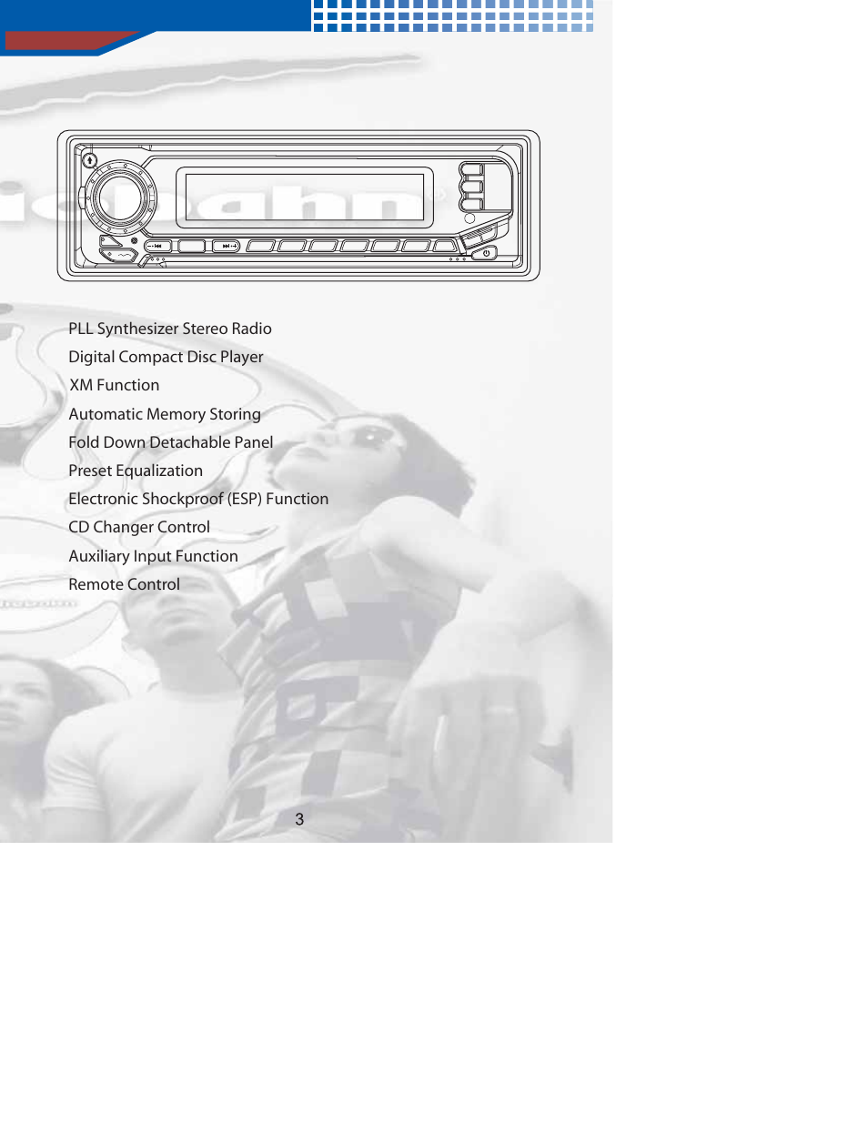 AudioBahn Audiobah XM Ready A1100N User Manual | Page 5 / 24