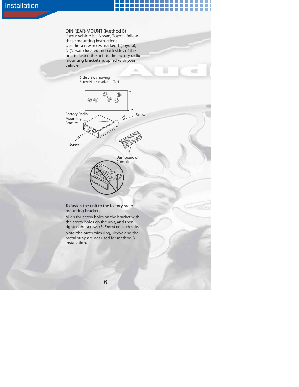AudioBahn Audiobah XM Ready A1100N User Manual | Page 8 / 24