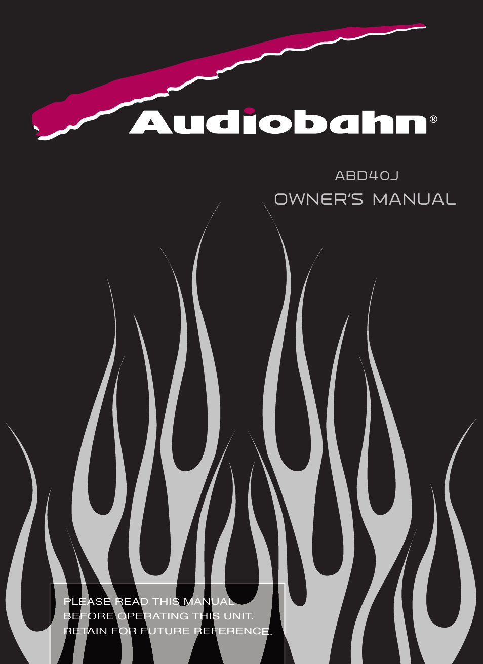 AudioBahn ABD40J User Manual | 12 pages