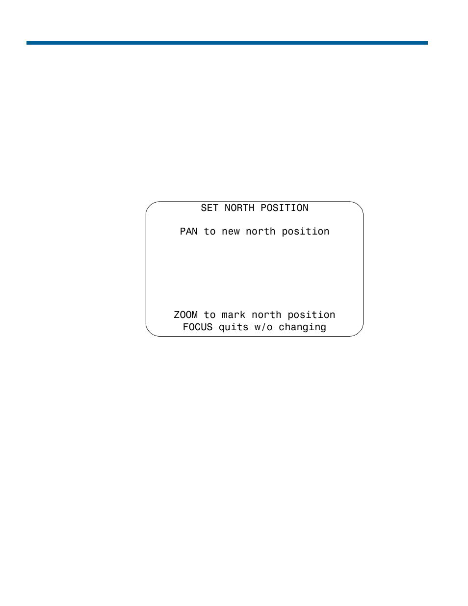 Setting the north position, Setting the north position –8 | American Dynamics RAS916WLS User Manual | Page 40 / 124