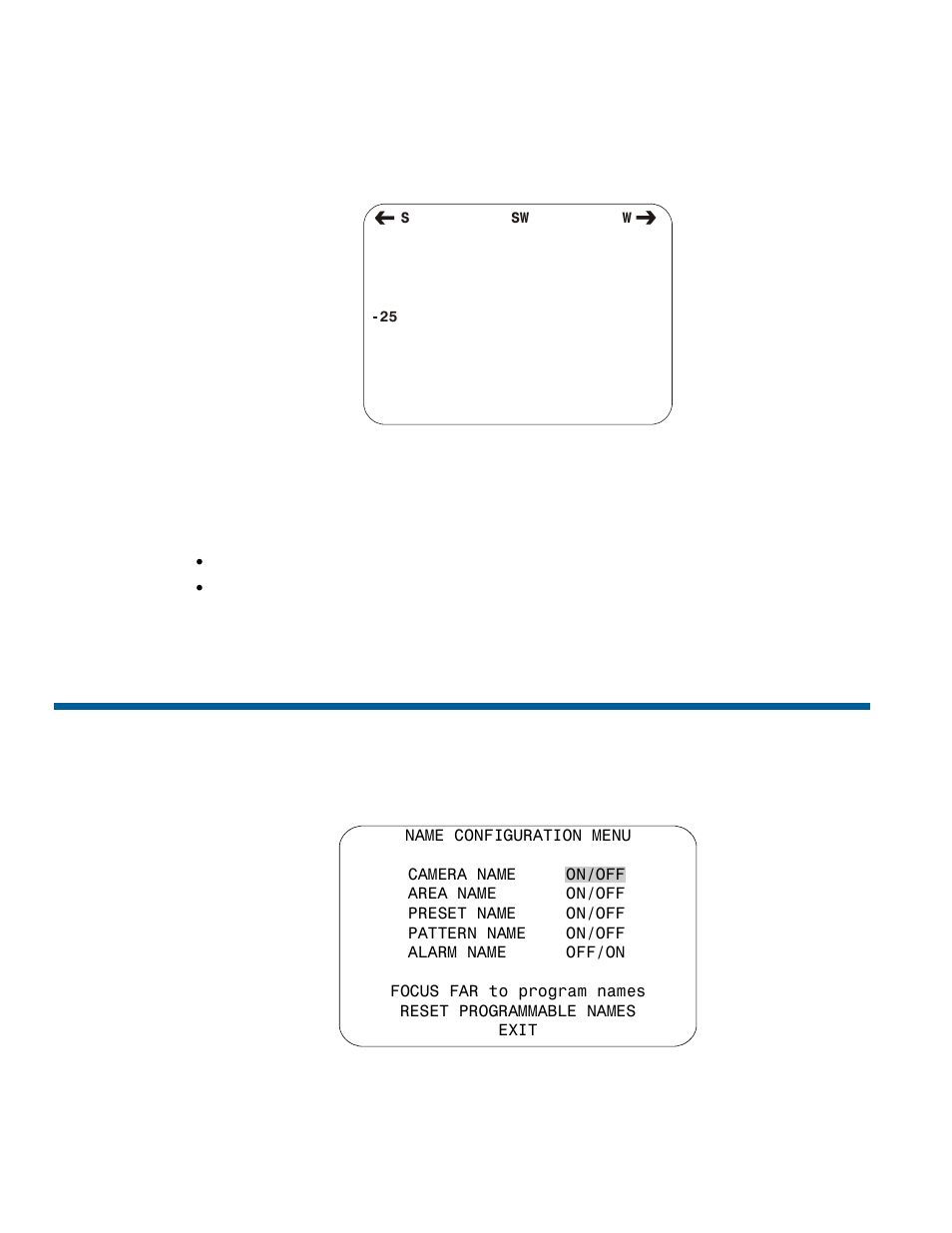 Configuring the display of name information, Configuring the display of name information –6 | American Dynamics RAS916WLS User Manual | Page 58 / 124
