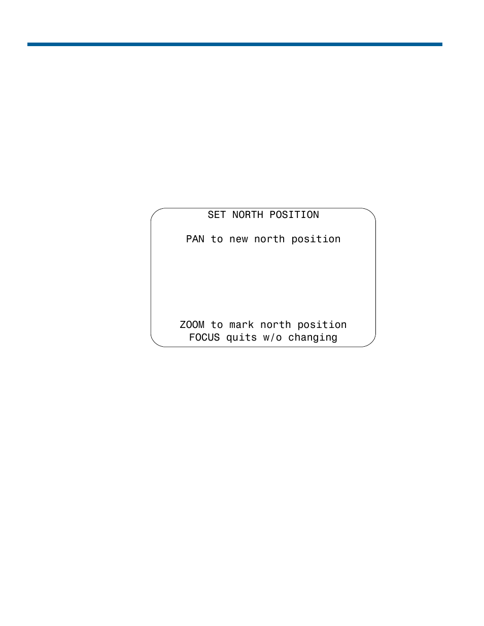 Setting the north position, Setting the north position –8 | American Dynamics RAS917WLS-1 User Manual | Page 44 / 130