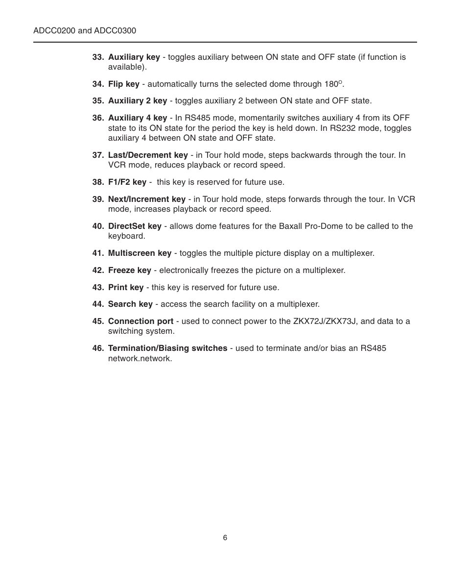 Feature quick reference | American Dynamics ControlCenter ADCC0200 User Manual | Page 14 / 56
