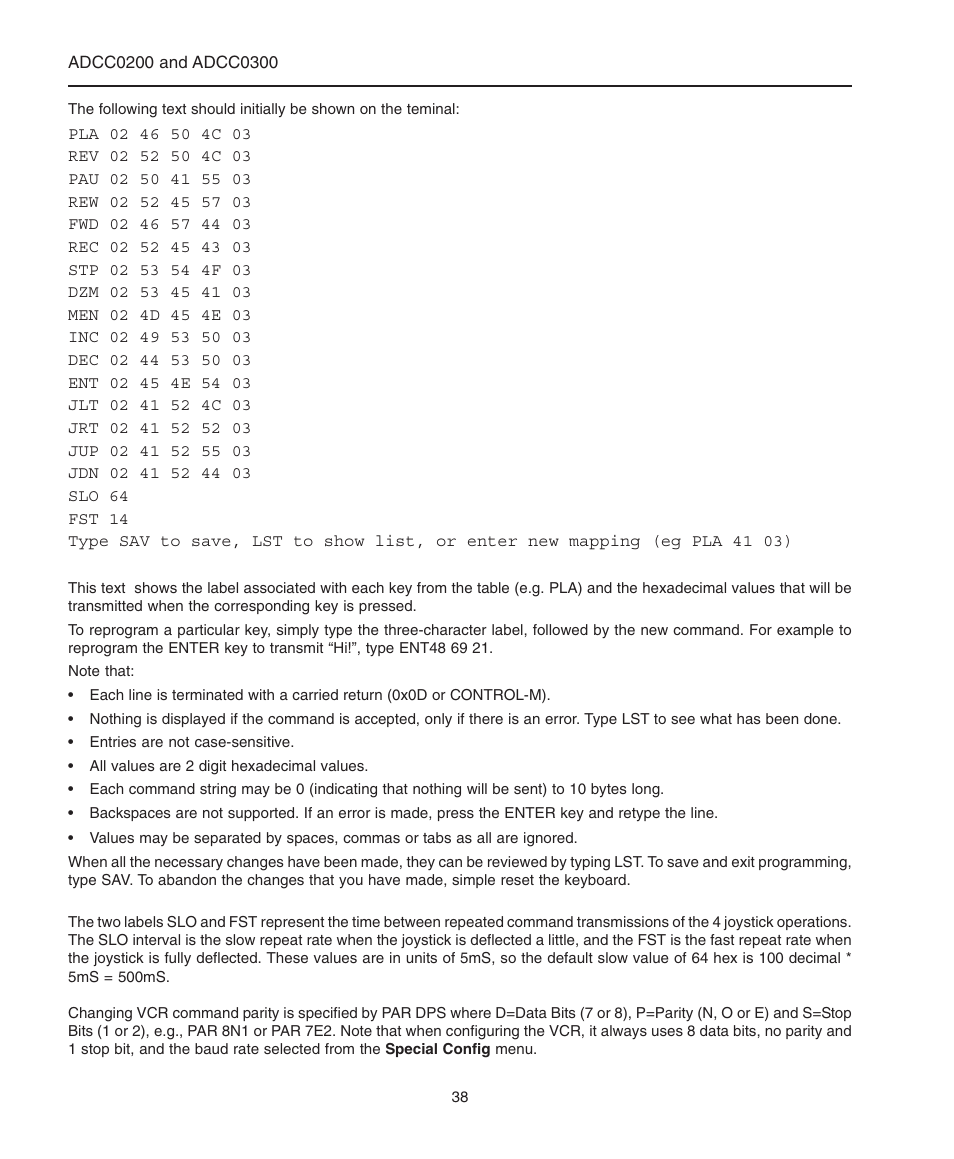 American Dynamics ControlCenter ADCC0200 User Manual | Page 46 / 56