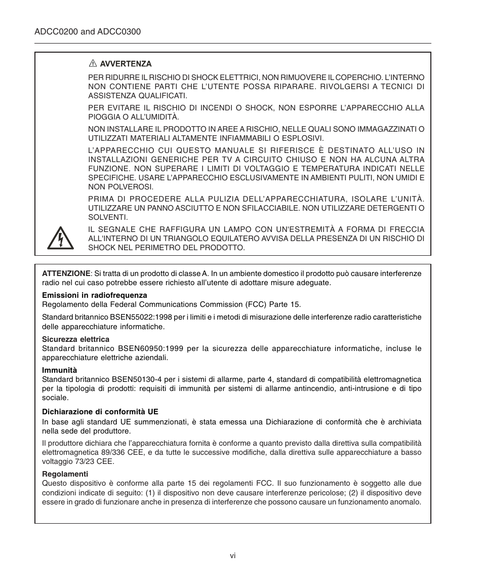 American Dynamics ControlCenter ADCC0200 User Manual | Page 6 / 56