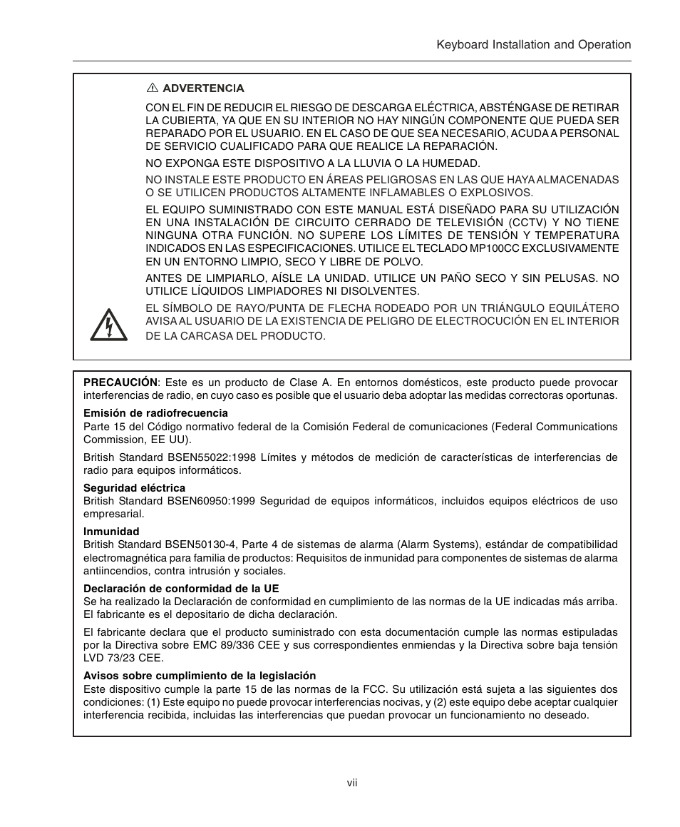 American Dynamics ControlCenter ADCC0200 User Manual | Page 7 / 56
