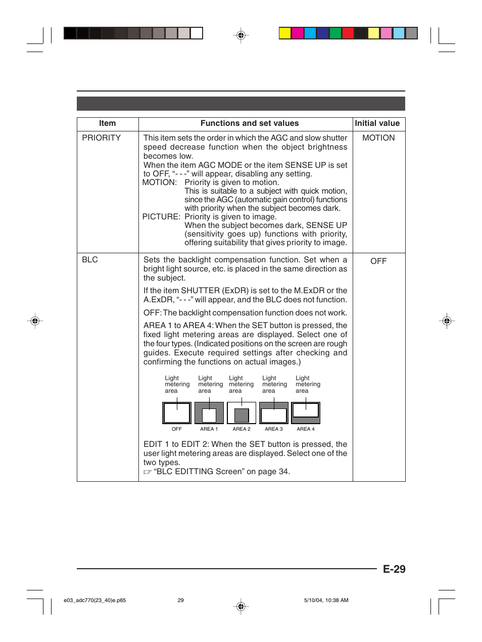 E-29 | American Dynamics ADC770 User Manual | Page 29 / 40