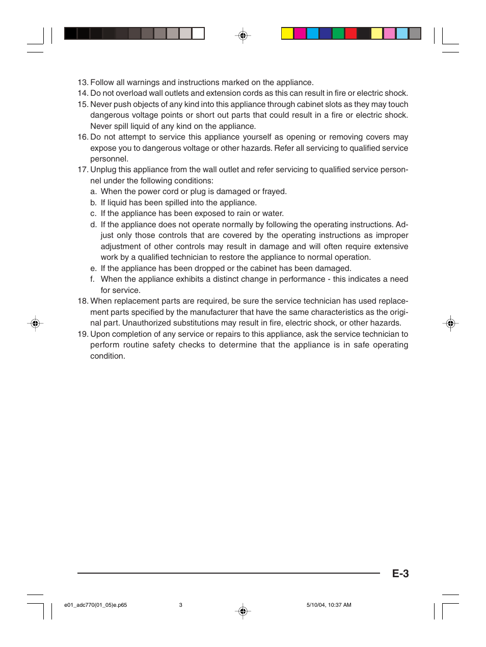 American Dynamics ADC770 User Manual | Page 3 / 40