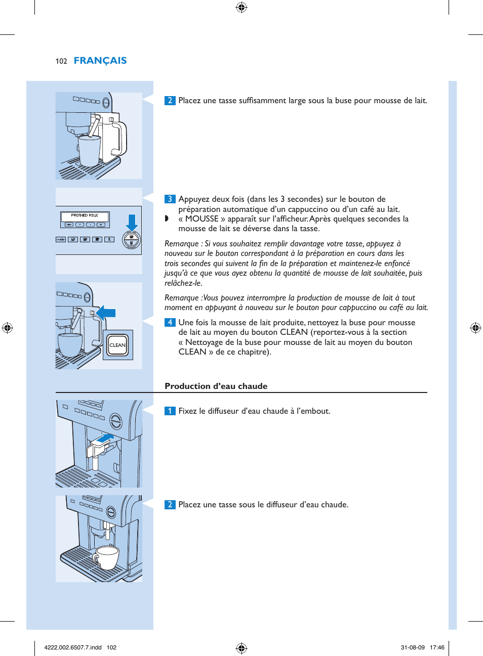 Philips Kaffeevollautomat User Manual | Page 102 / 174