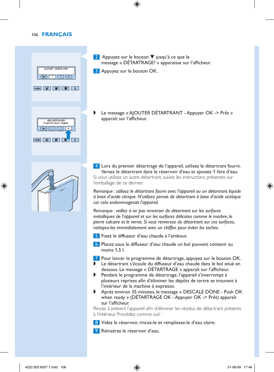 Philips Kaffeevollautomat User Manual | Page 106 / 174