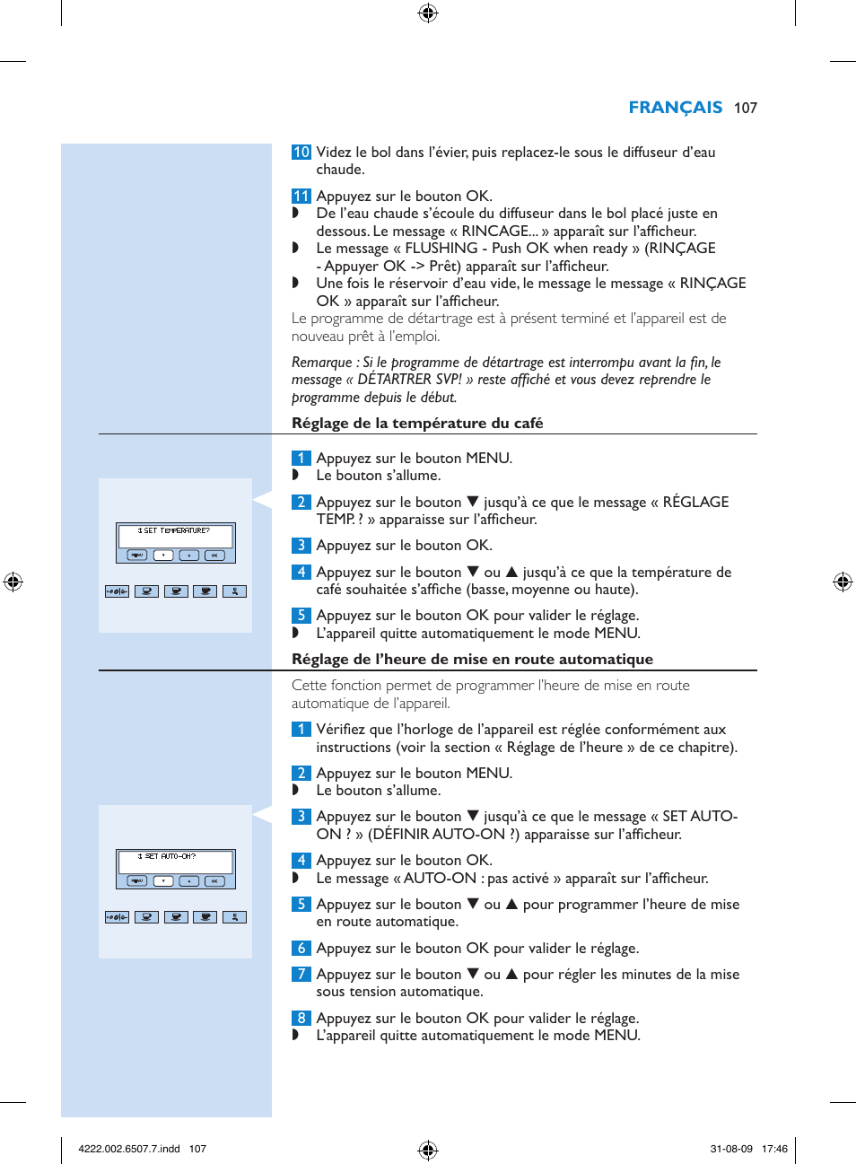 Philips Kaffeevollautomat User Manual | Page 107 / 174