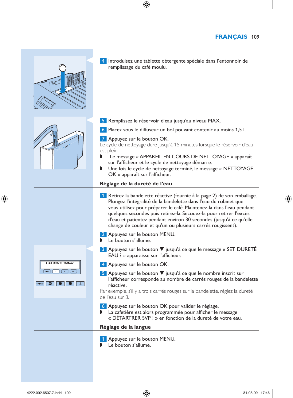 Philips Kaffeevollautomat User Manual | Page 109 / 174