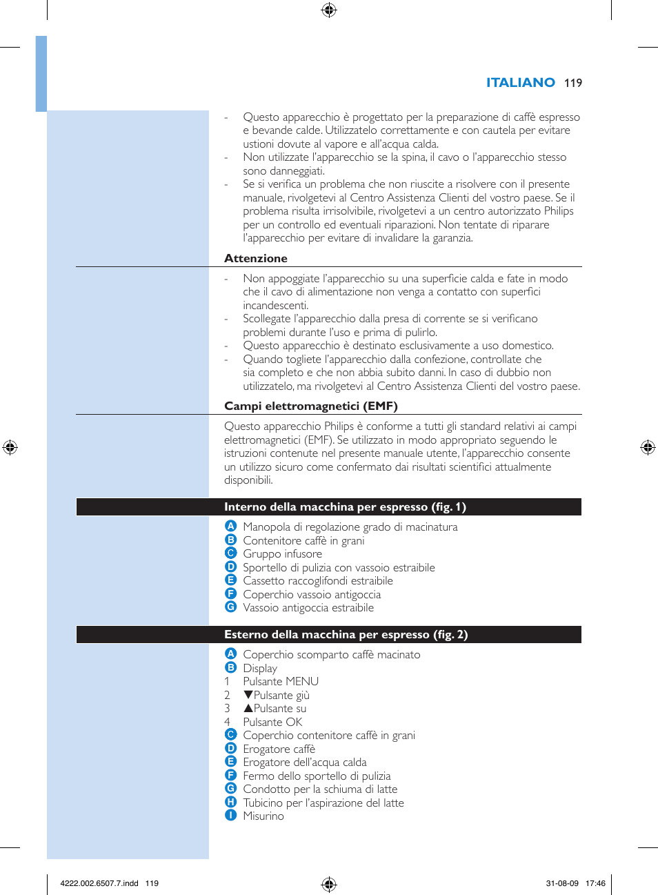 Philips Kaffeevollautomat User Manual | Page 119 / 174